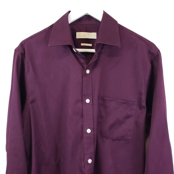 Michael Michael Kors Non-Iron Button Down Shirt Size Large - Picture 5 of 6